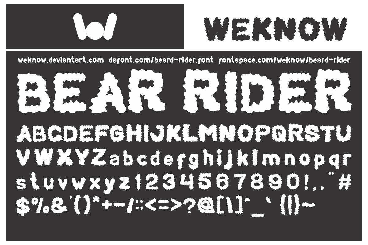 Bear Rider Font