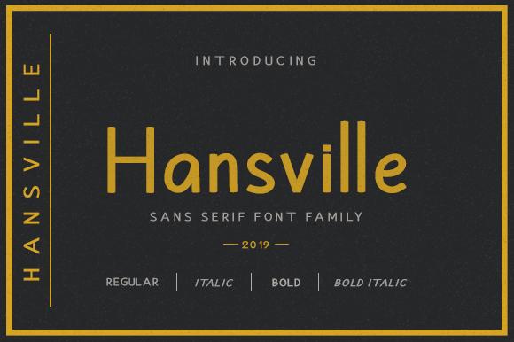 Hansville Family Font