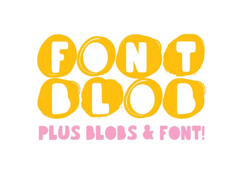 Font Blob Font