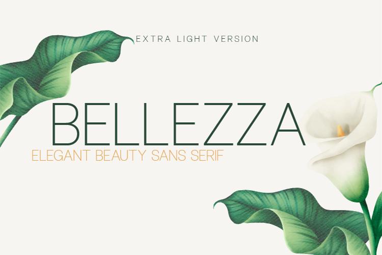 Bellezza Extra Light Font