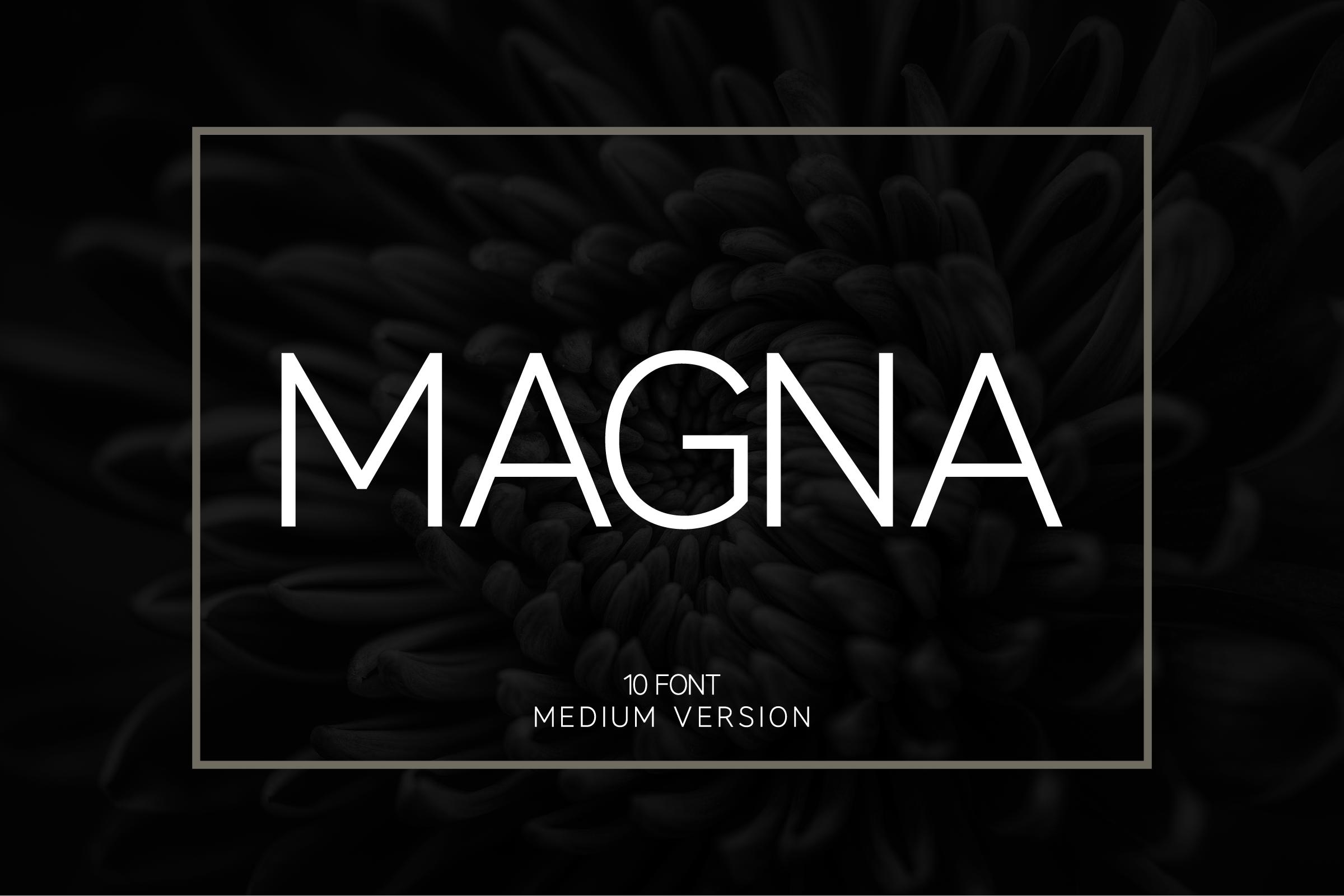 Magna Medium Font