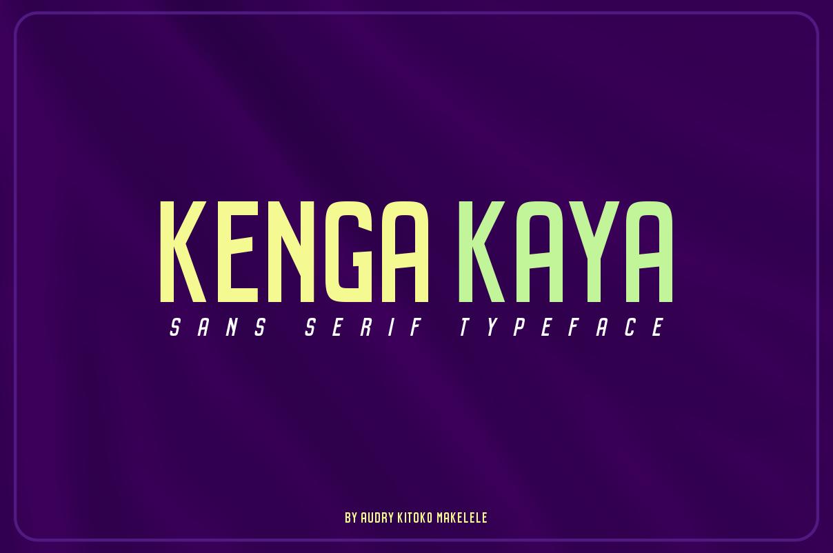 Kenga Kaya Font