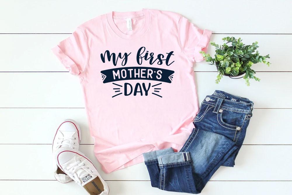 Mothers Day Svg Design, My First