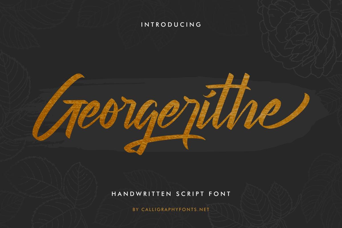 Georgerithe Font