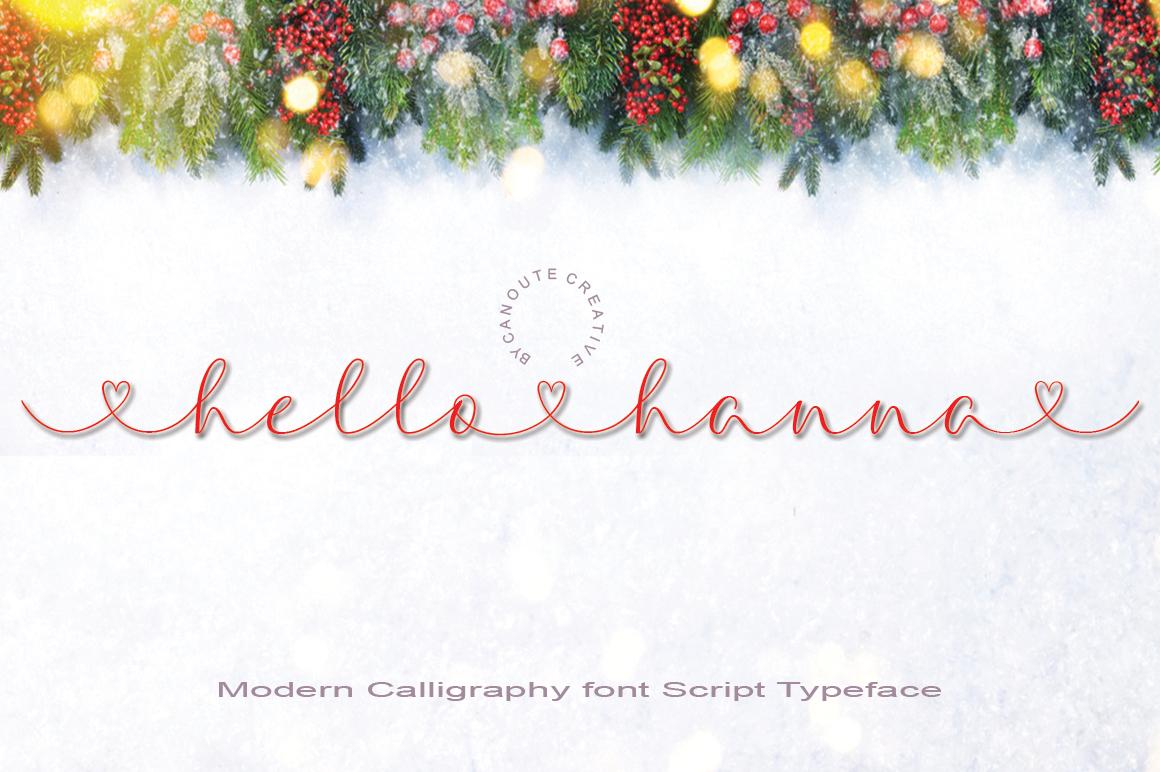 Hello Hanna Font