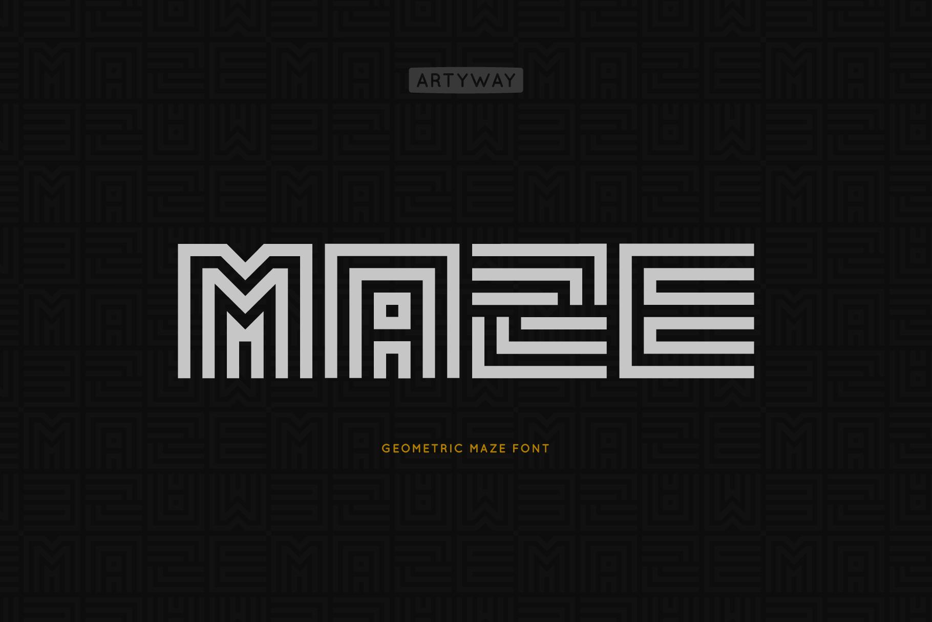 Maze Font