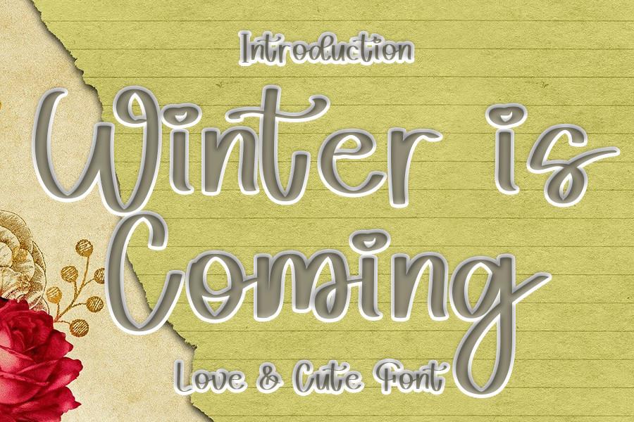 Winter is Coming Font