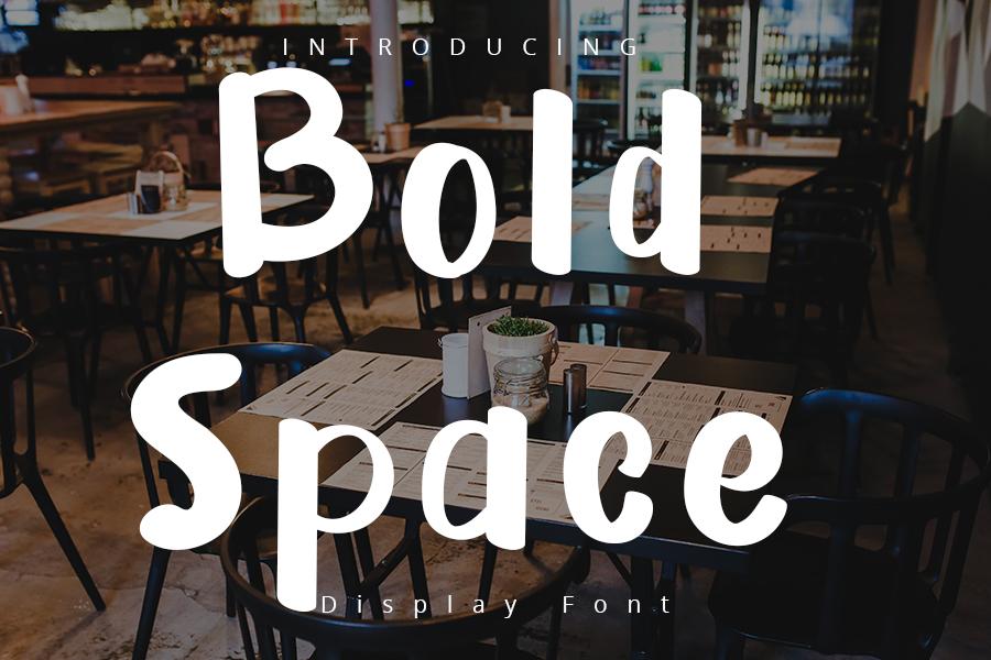 Bold Space Font