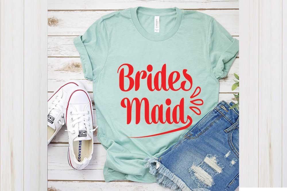 Wedding Svg Design, Brides Maid