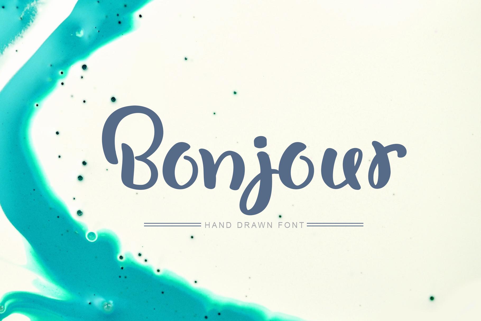 Bonjour Font