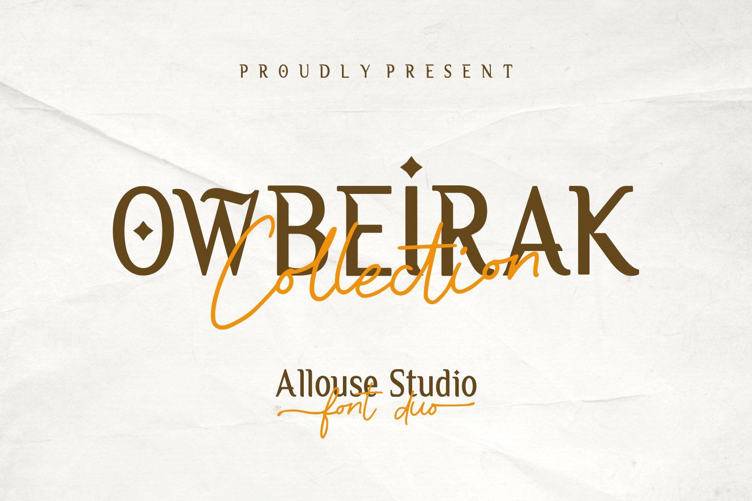 Owbeirak Collection Font
