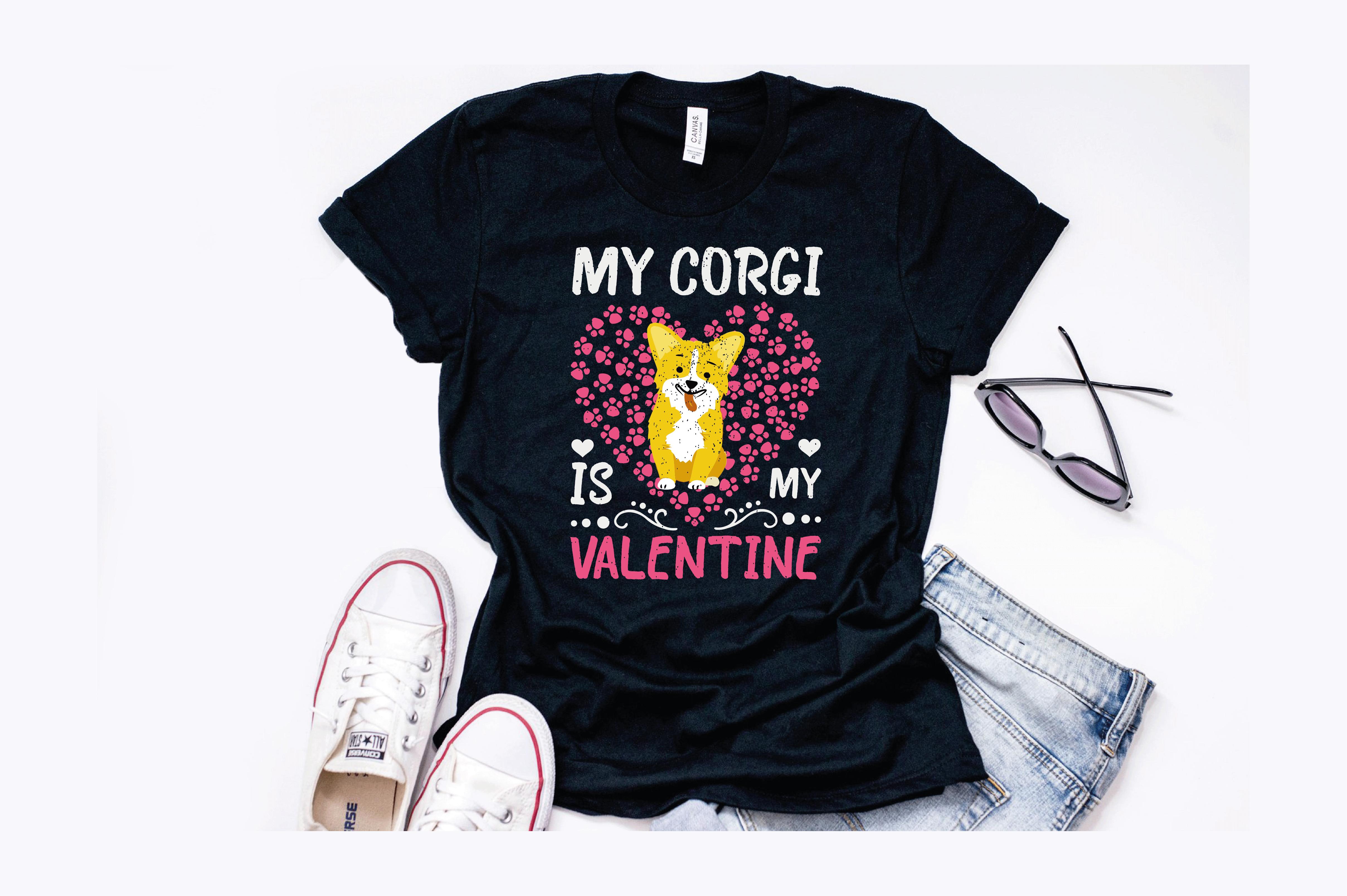 My Corgi is My Valentine T-Shirt