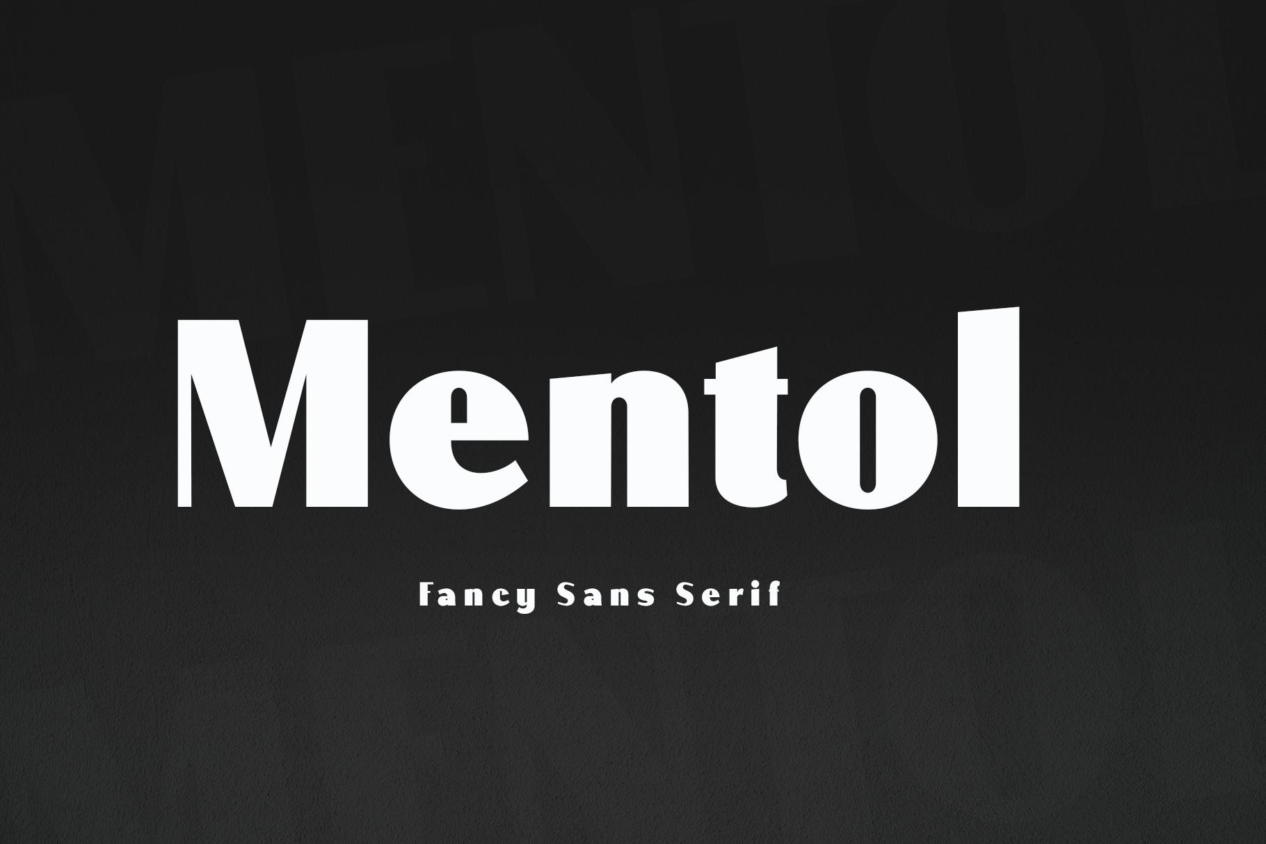 Mentol Font