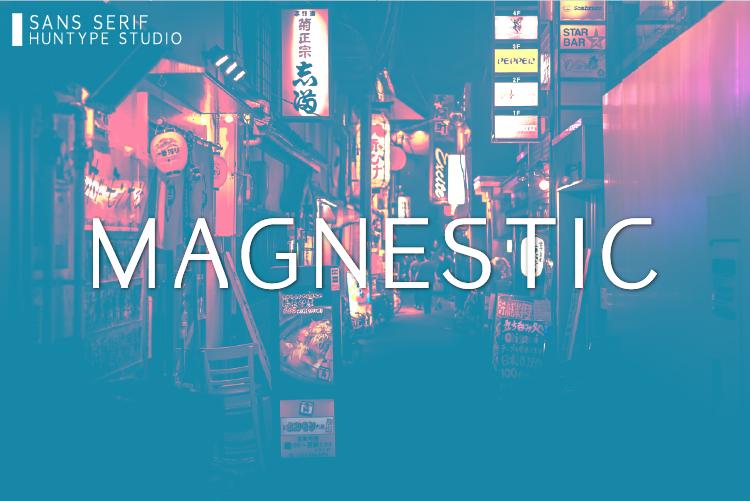 Magnestic Font