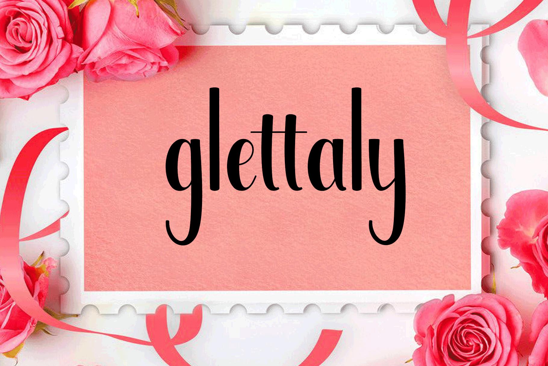 Glettaly Font