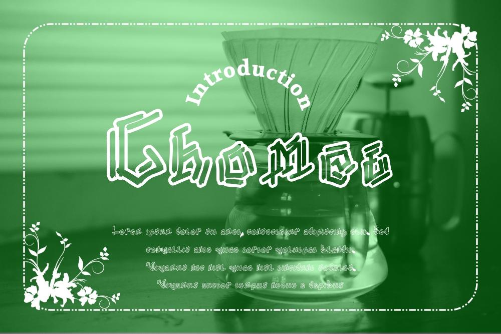 Chomet Font