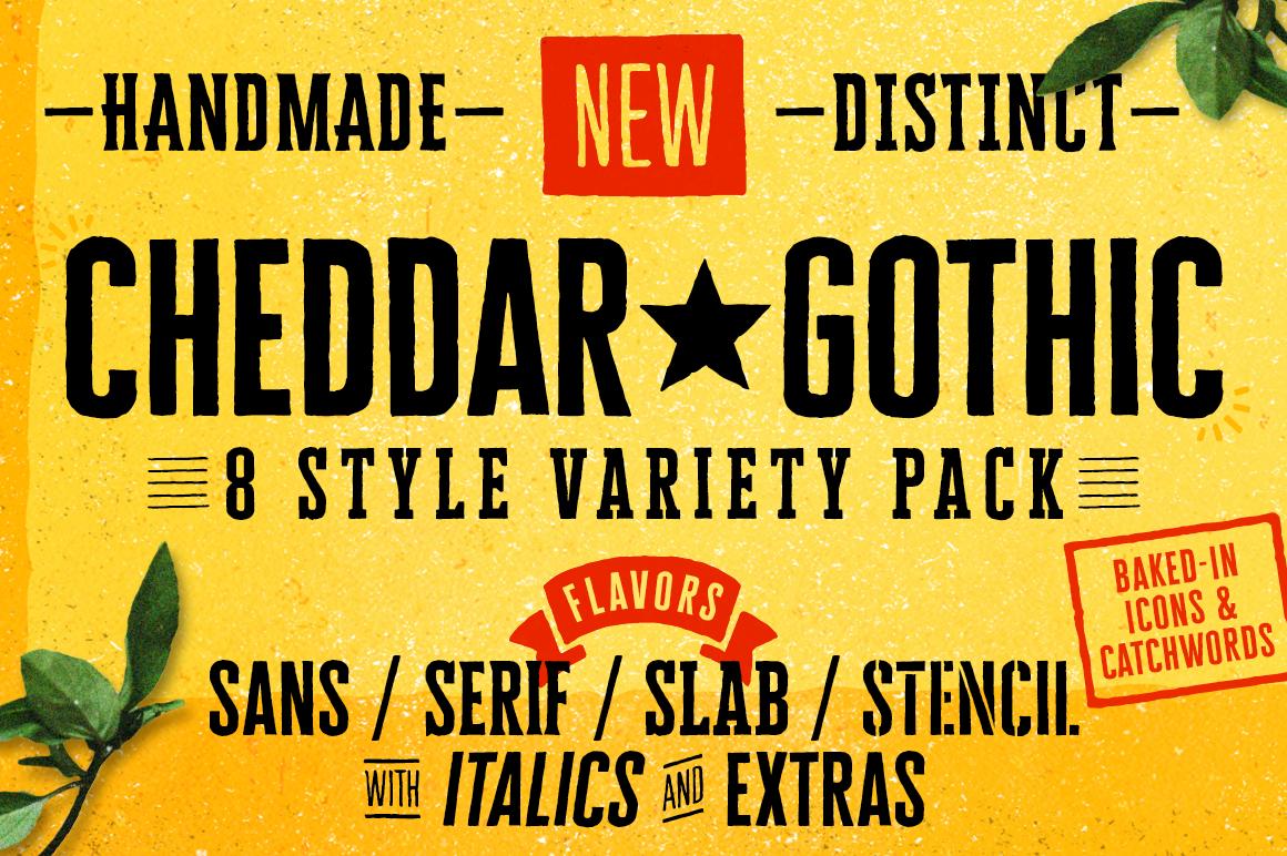 Cheddar Gothic Font