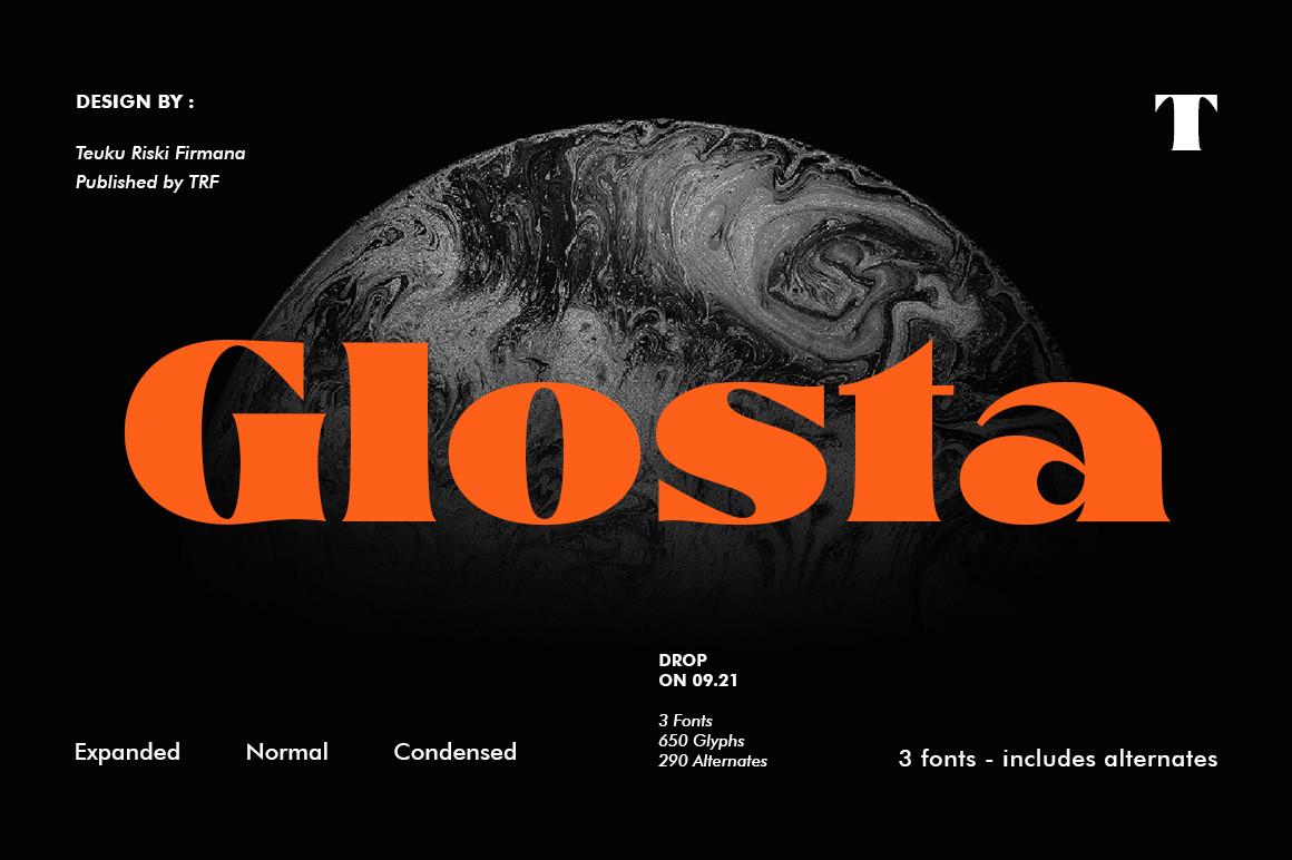 Glosta Font