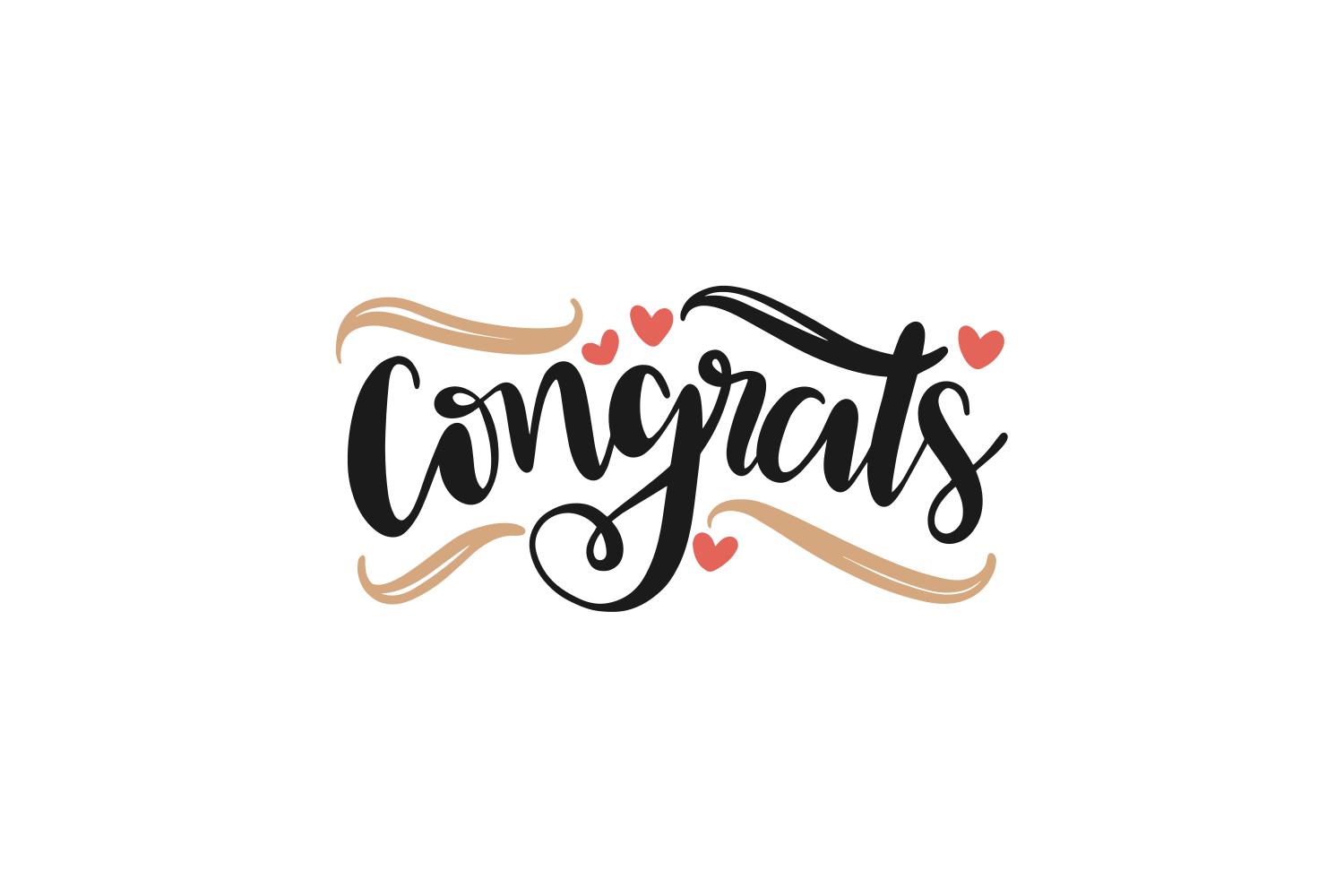Congrats