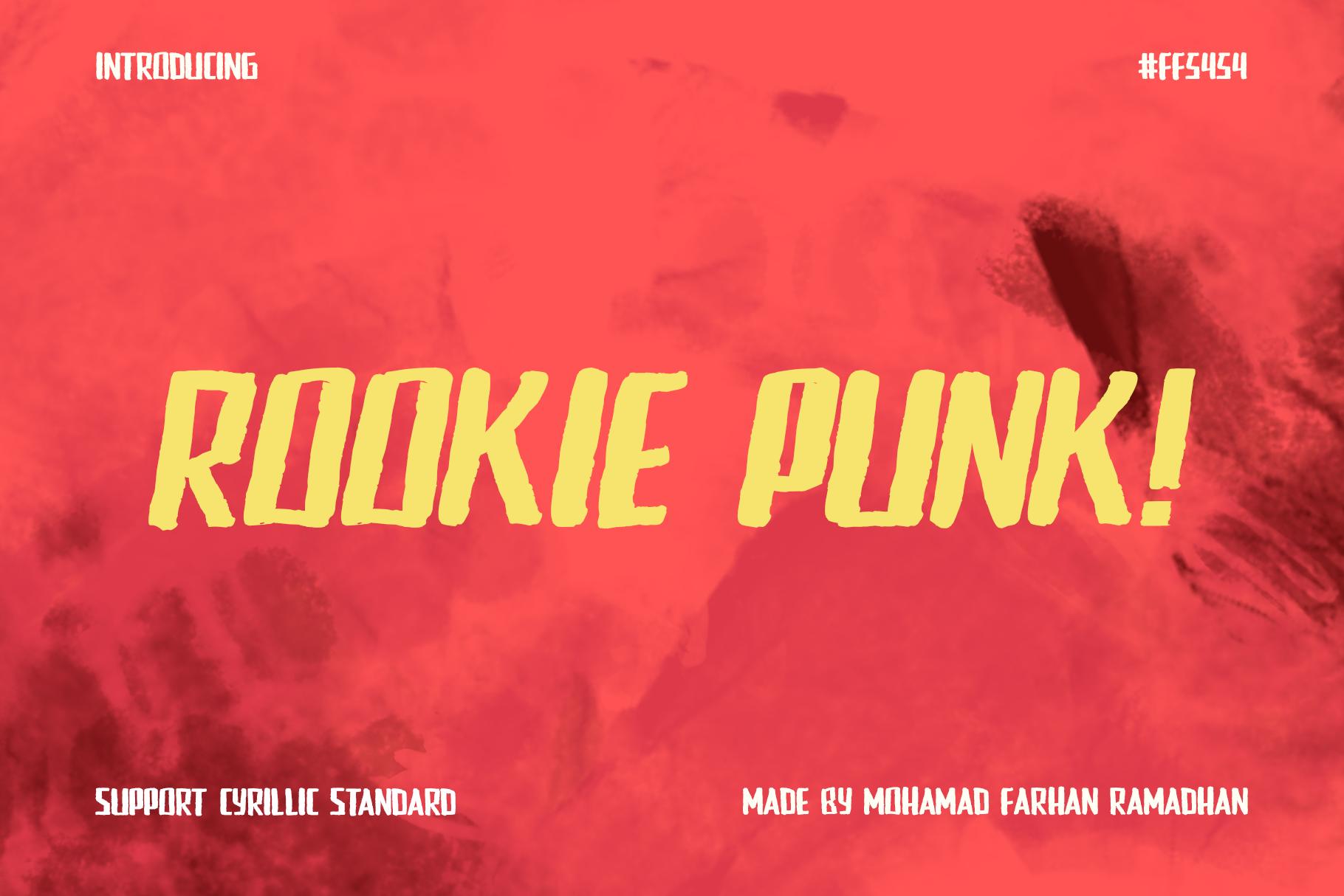 Rookie Punk Font