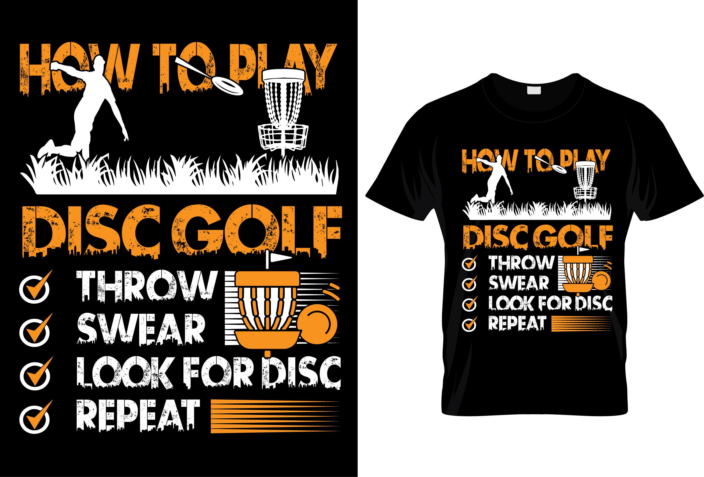 DISC GOLF LOVER GRAPHIC TEES