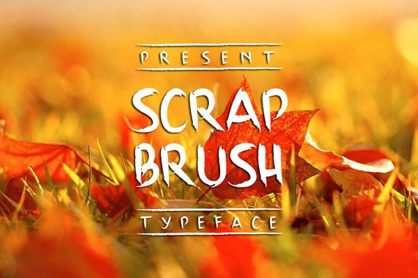 Scrap Brush Font