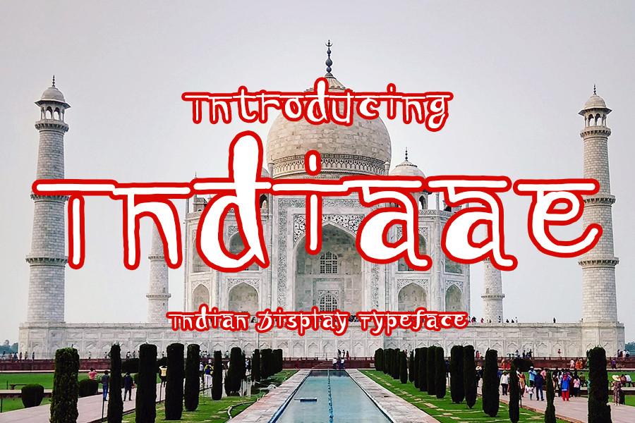 Indiaae Font