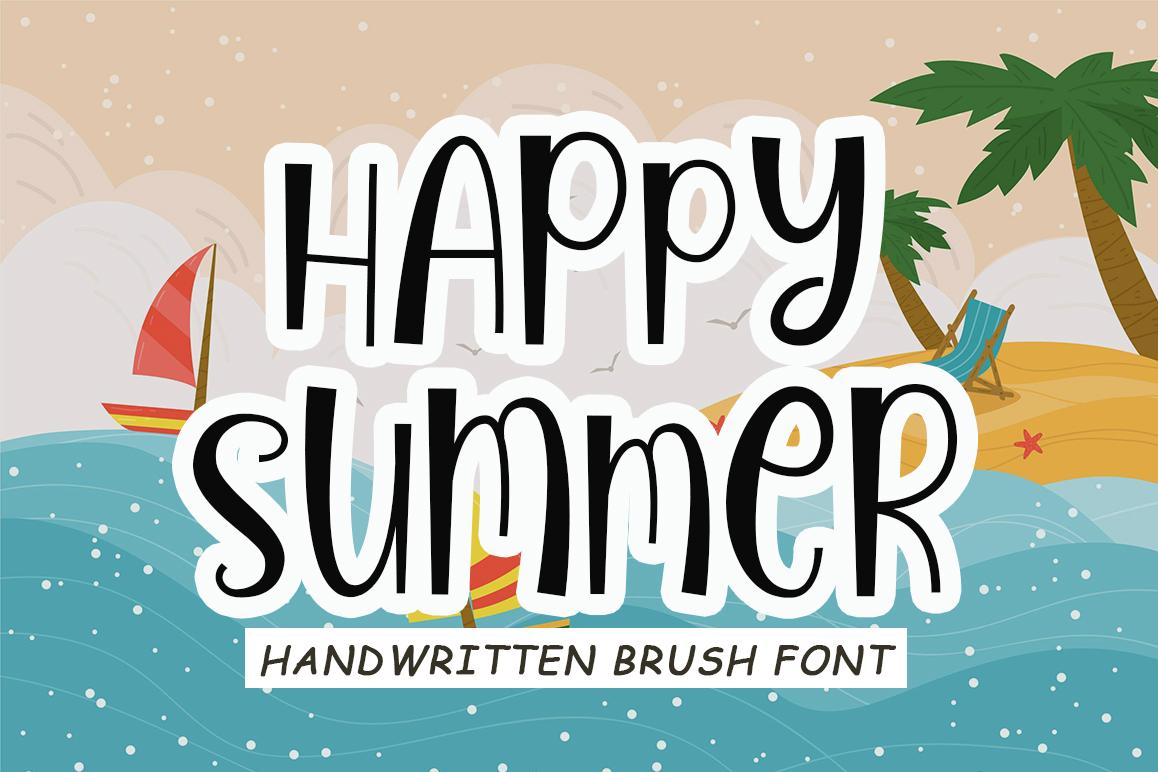 Happy Summer Font