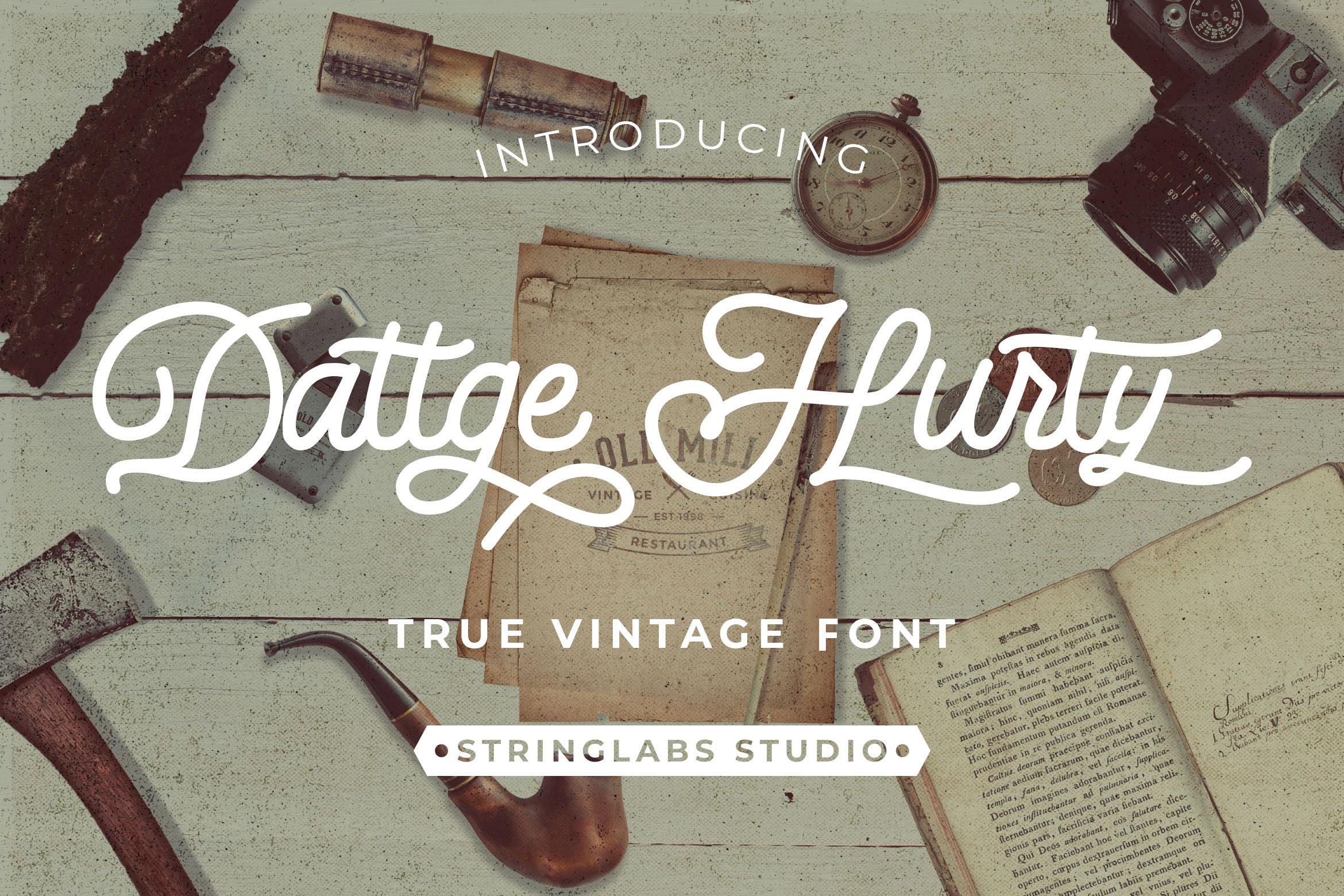 Dattge Hurty Font