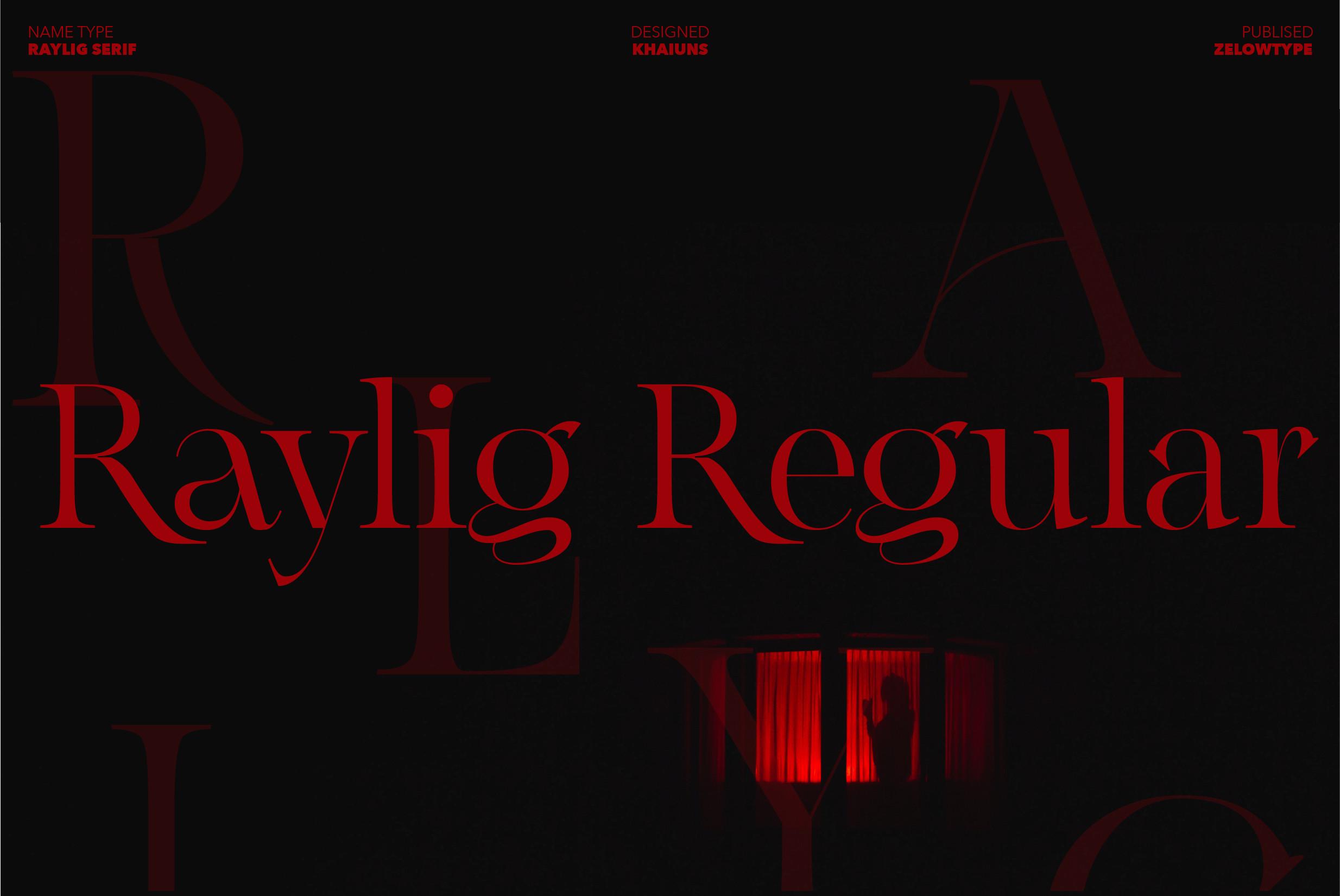 Raylig Font