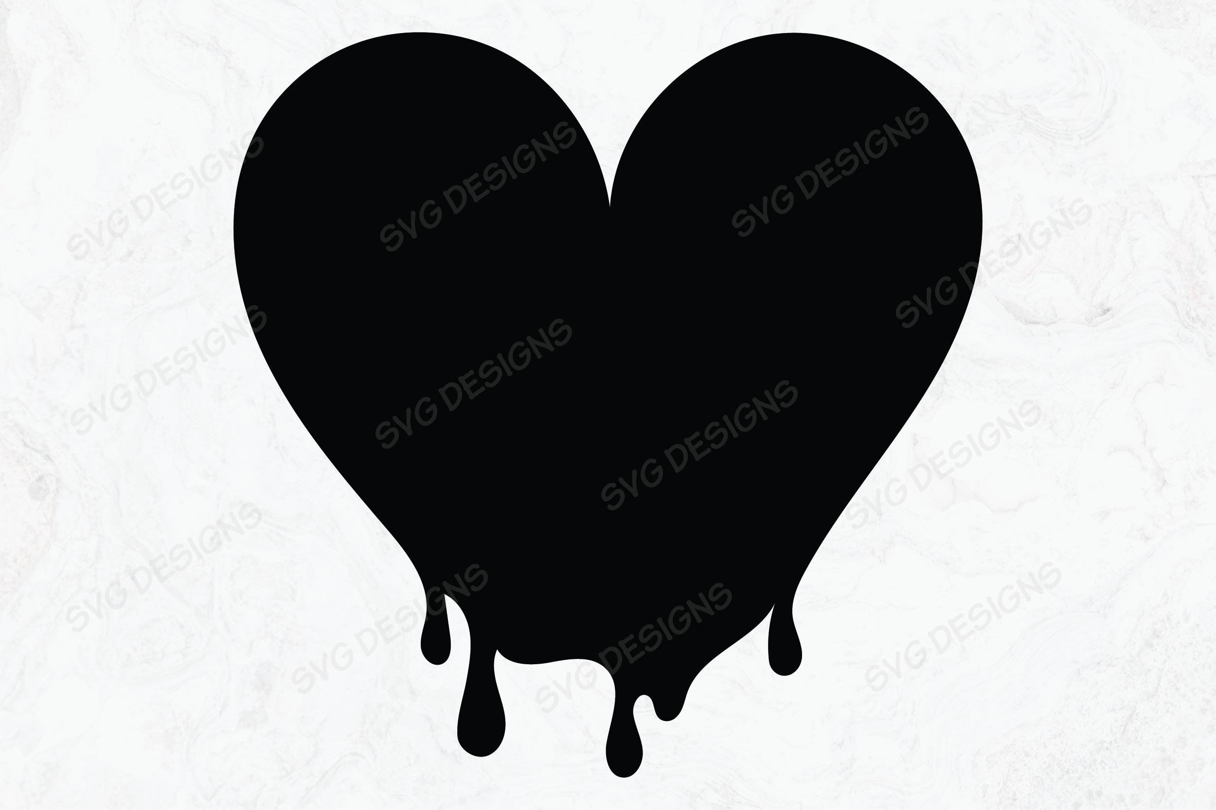 Dripping Heart, Heart Svg