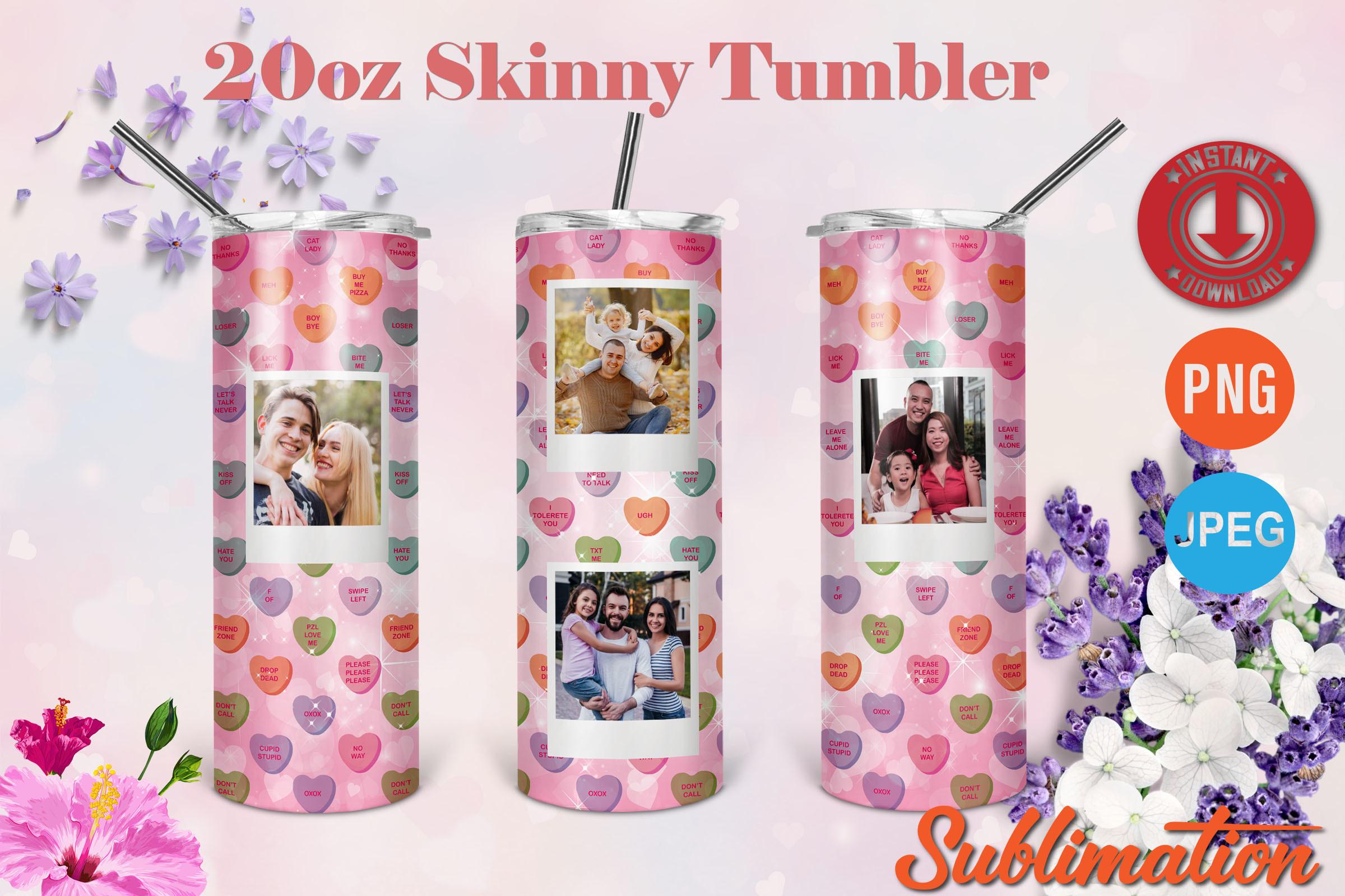 Photo Frame 20oz Skinny Tumbler 10