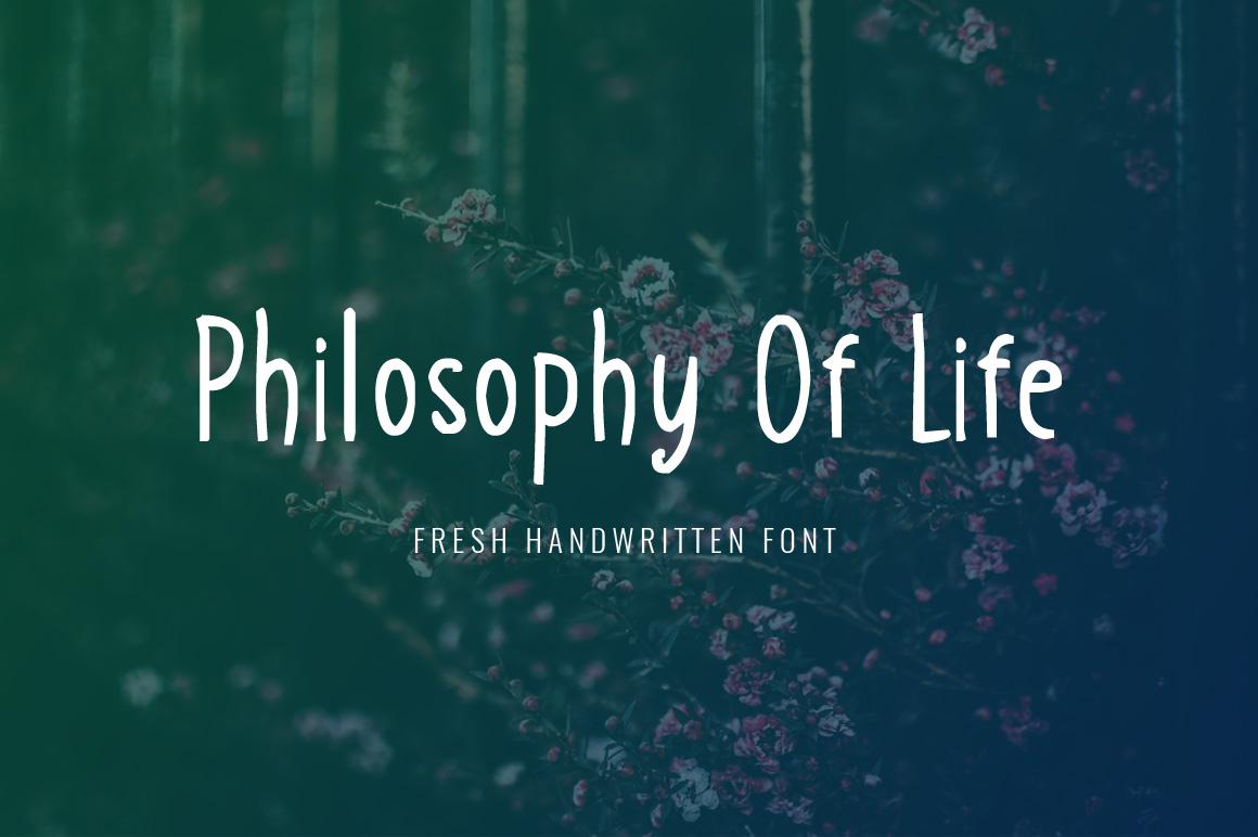 Philosophy of Life Font