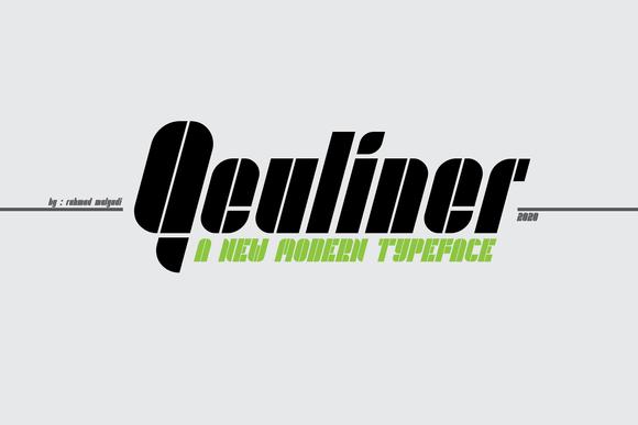 Qeuliner Font