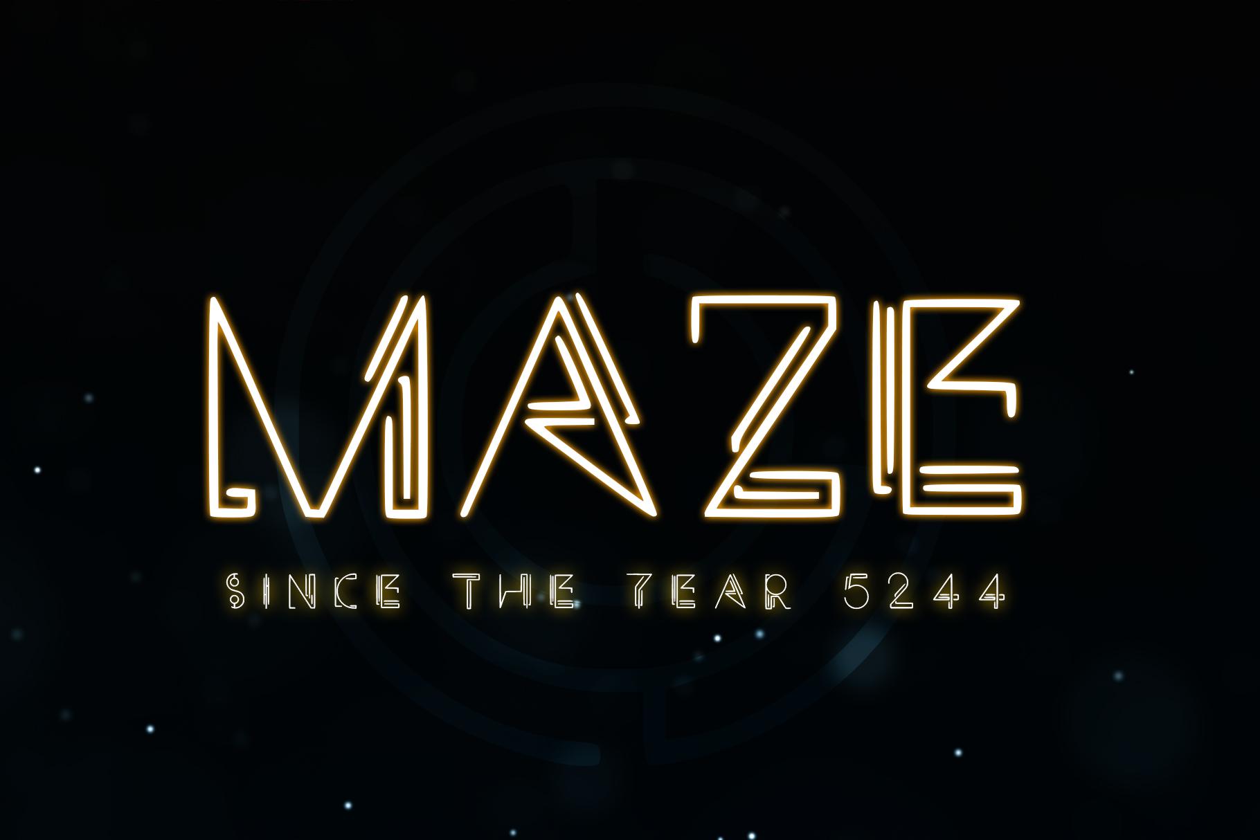 Maze Font