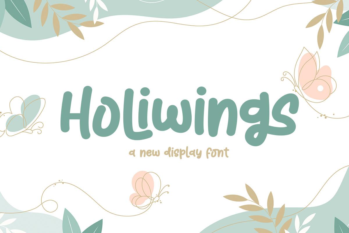 Holiwings Font