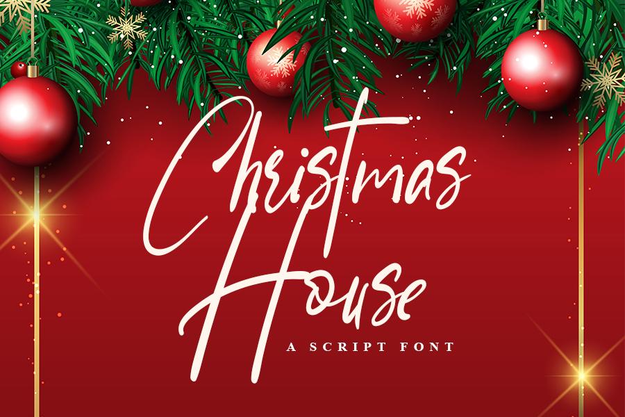 Christmas House Font