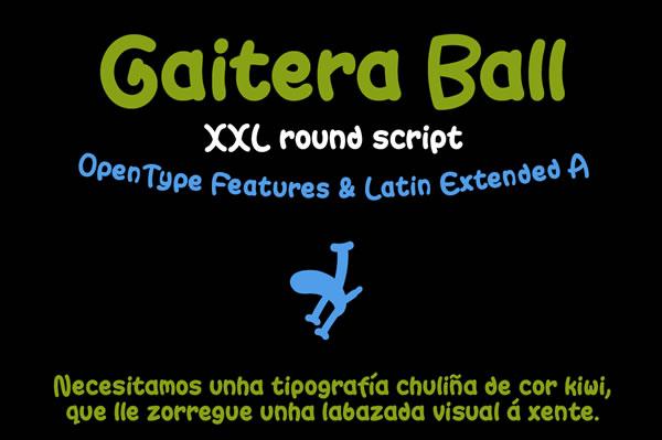 Gaitera Ball Font