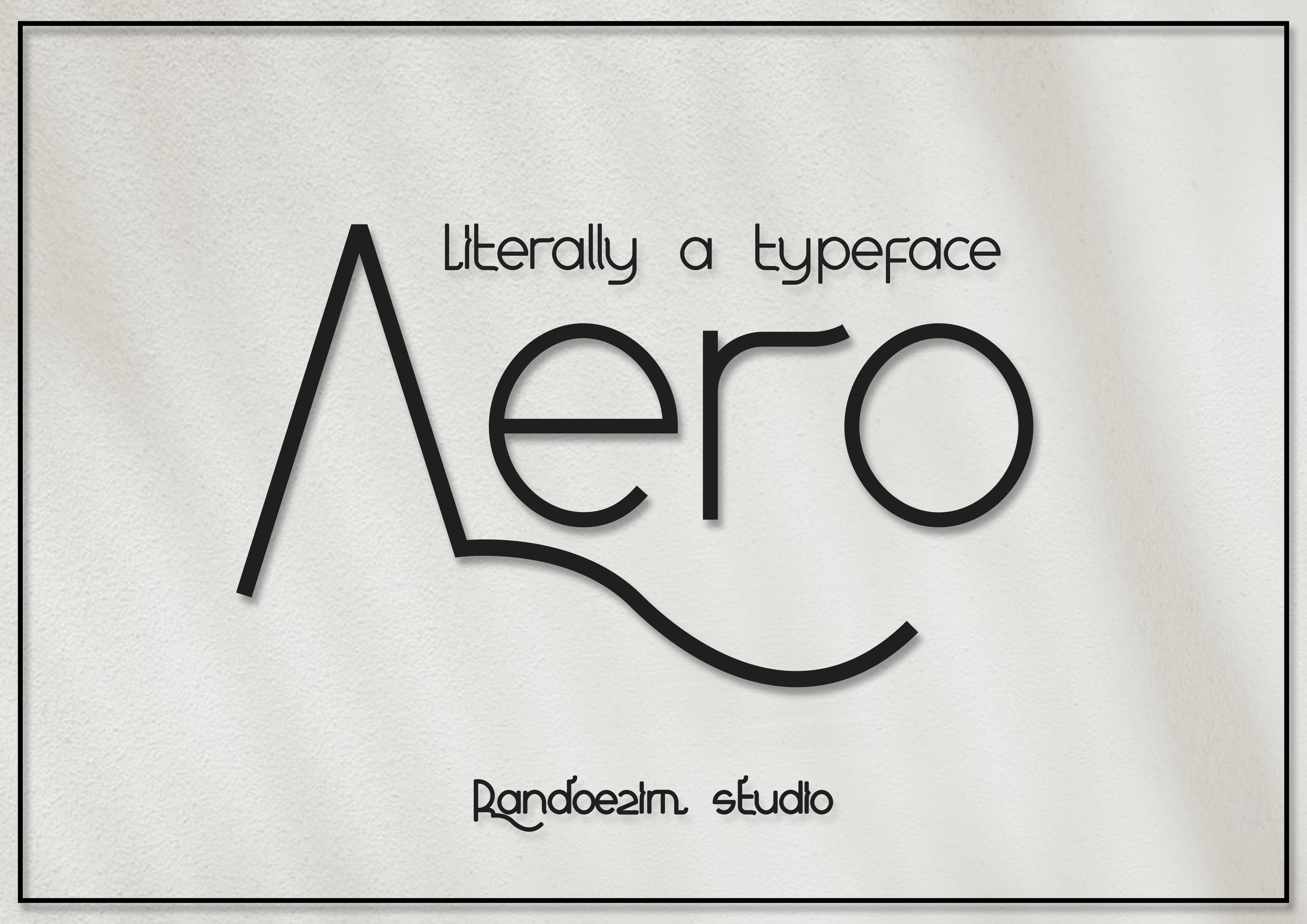 Aero Font