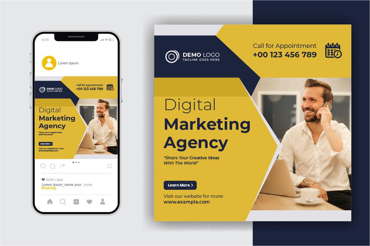 Digital Marketing Social Media Template