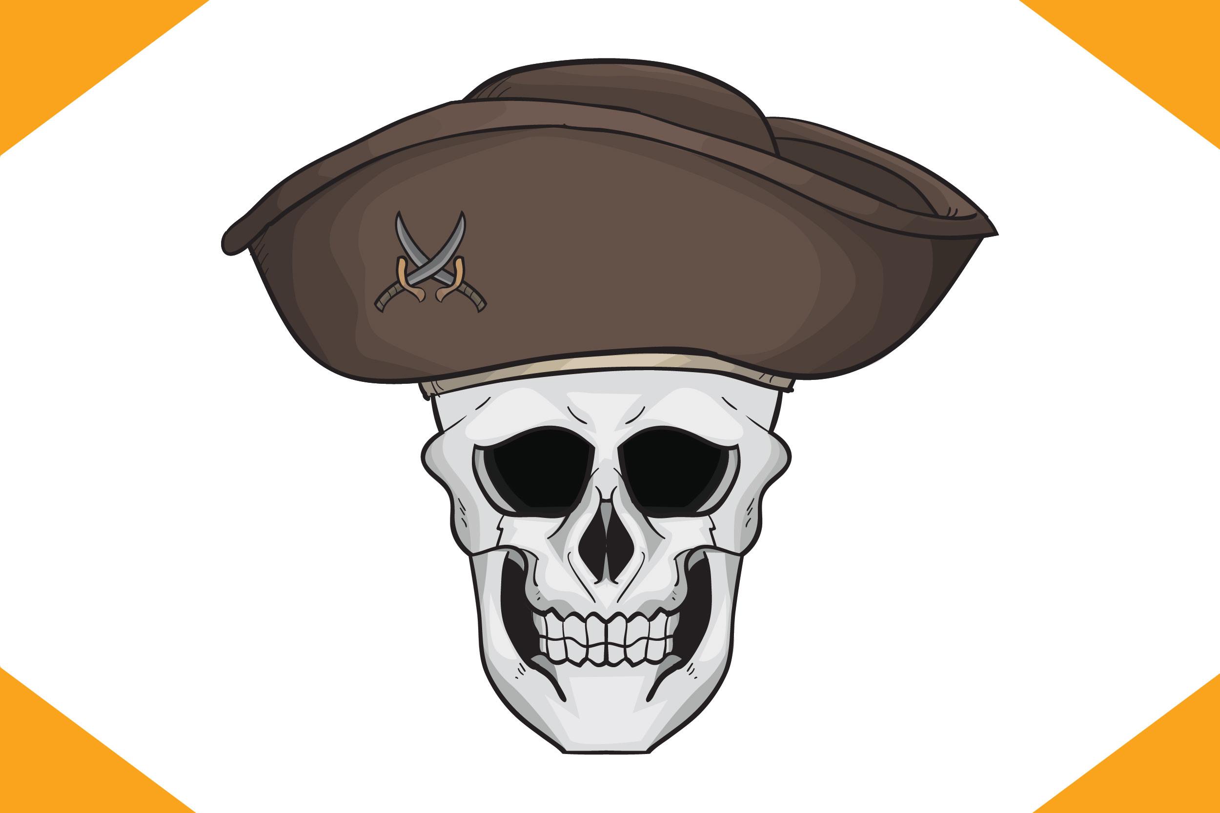 Skull Pirate Vectorart