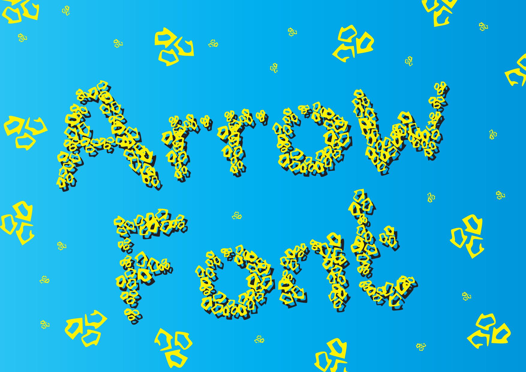 Arrow Font