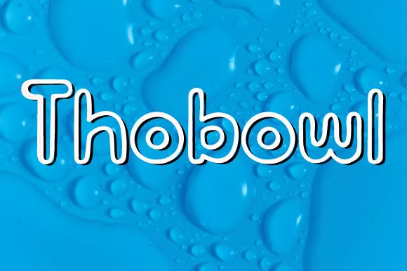 Thobowl Font
