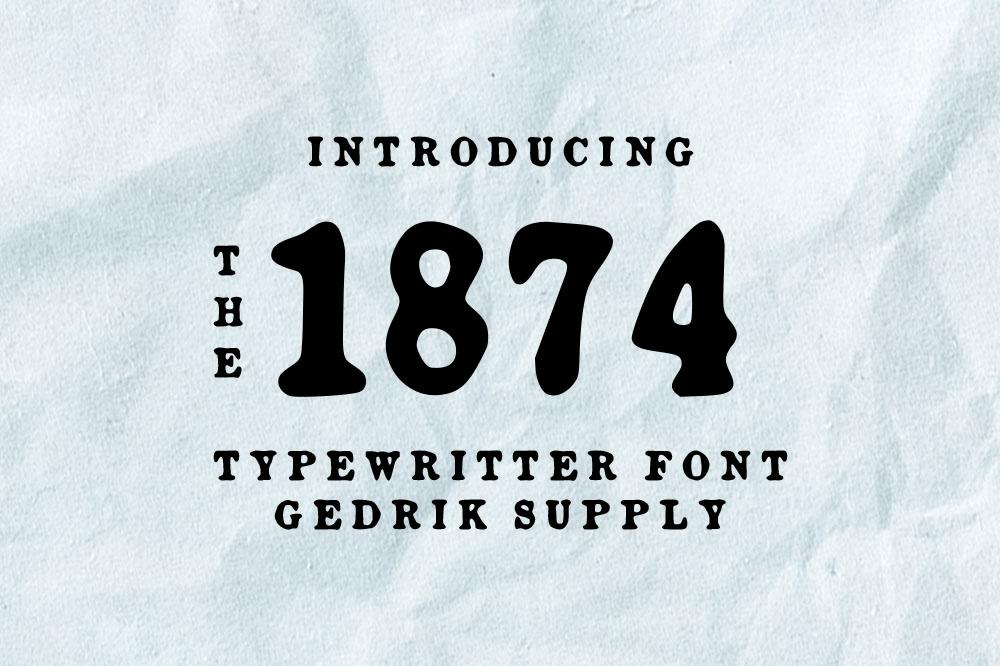 1874 Font
