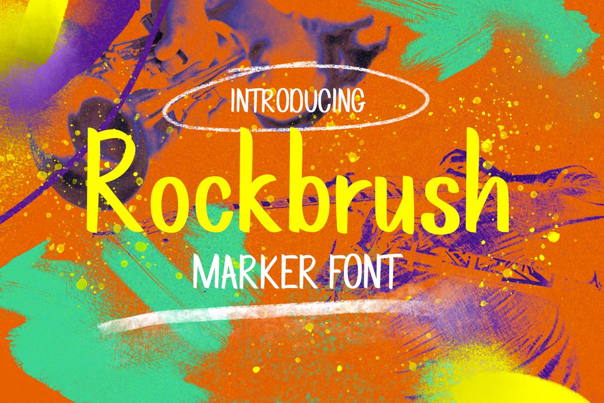 Rockbrush Font