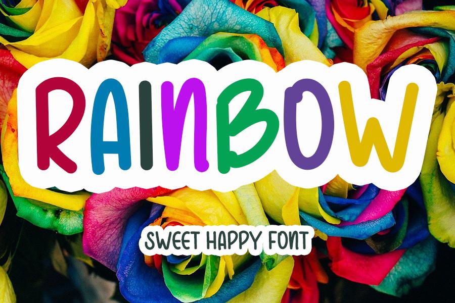 Rainbow Font