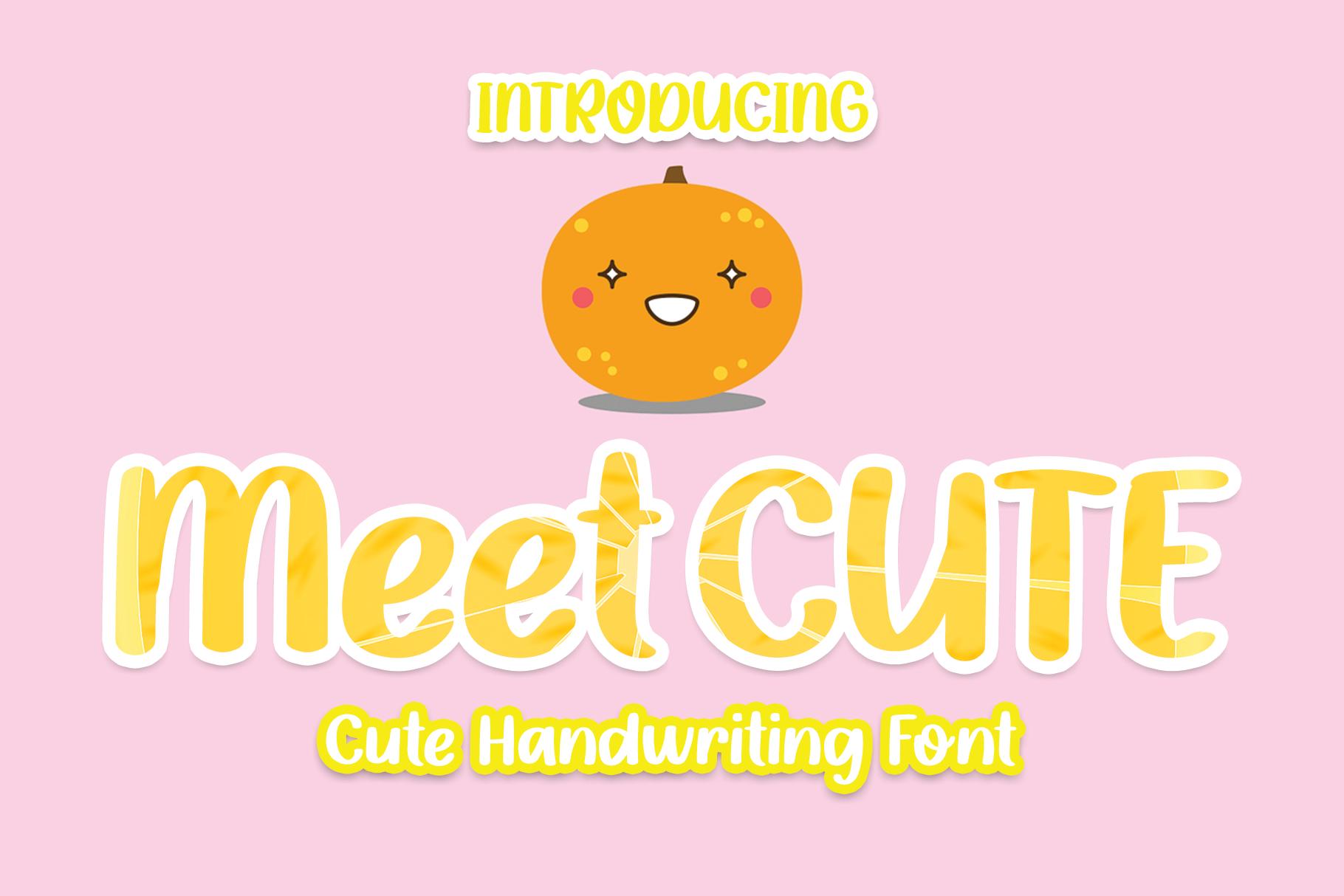 Meet Cute Font