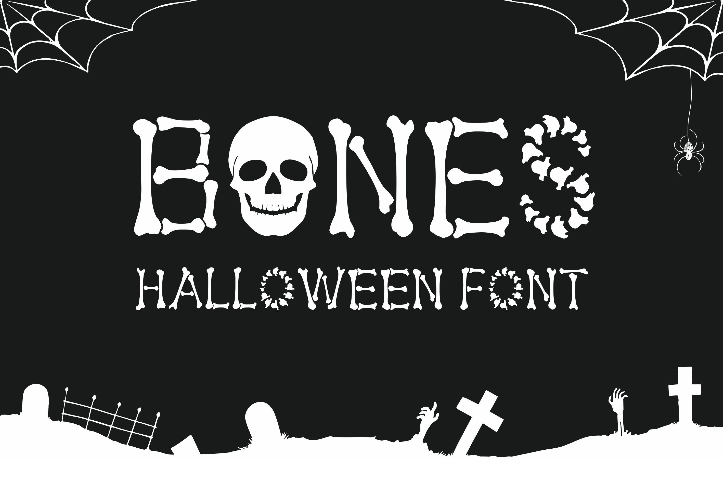Bones Halloween Font