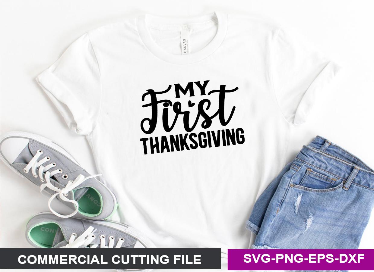 My First Thanksgiving SVG