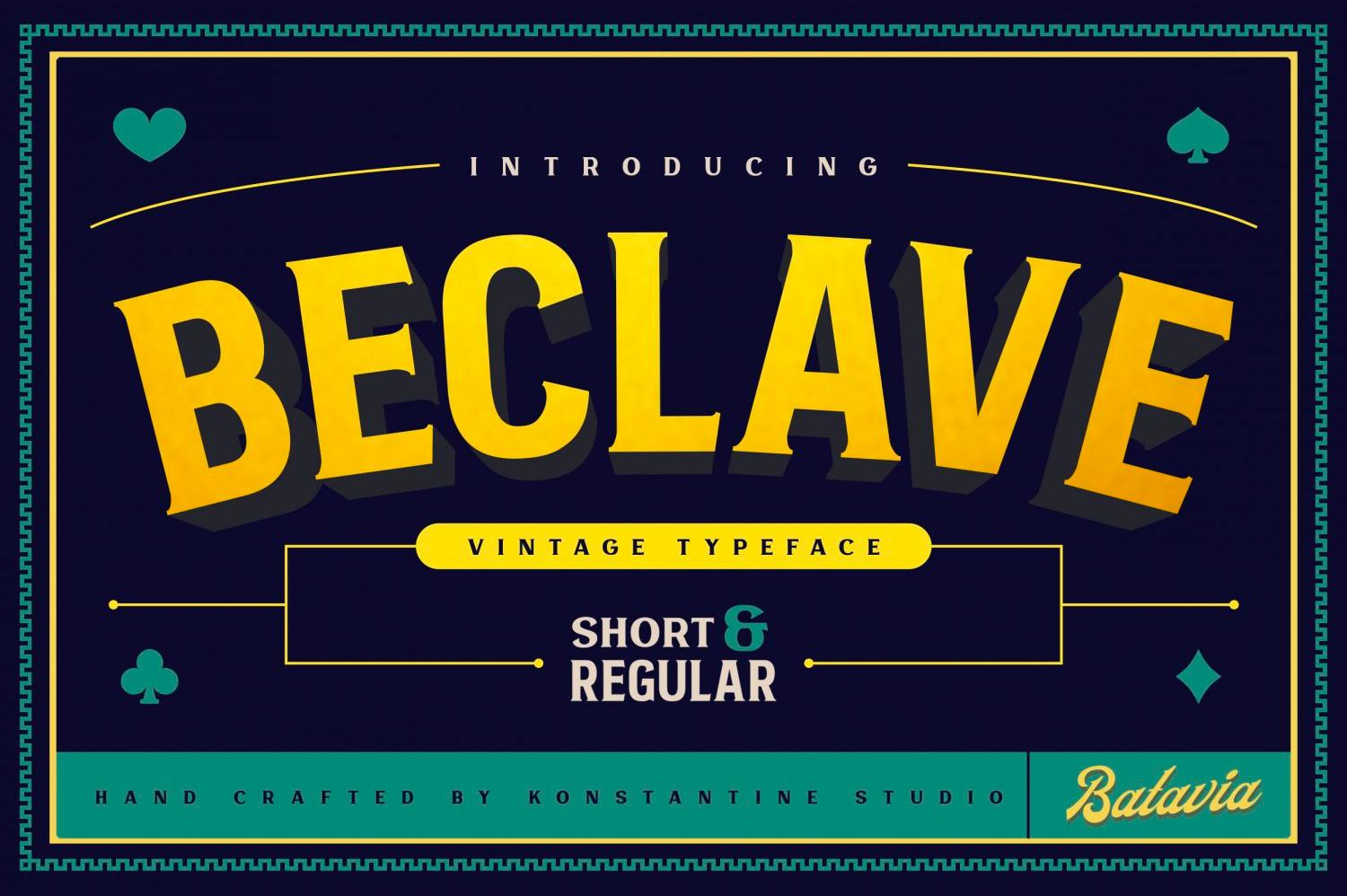 Beclave Font